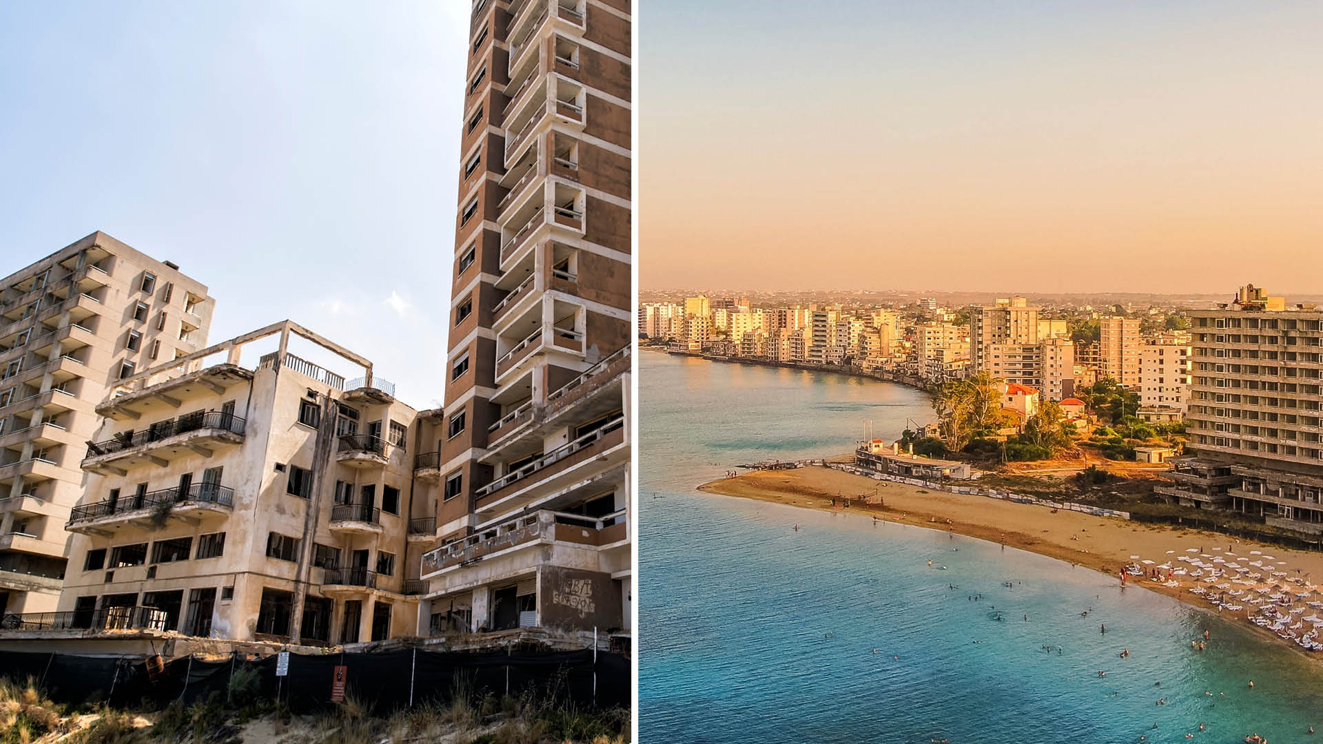 Varosha ghost town in Famagusta Cyprus